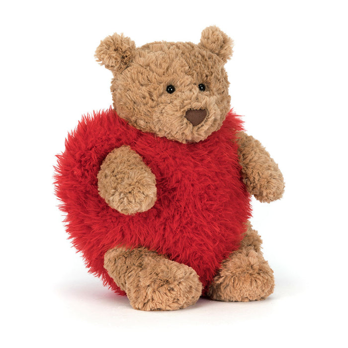 JellyCat Bartholomew Bear 'Heartthrob'