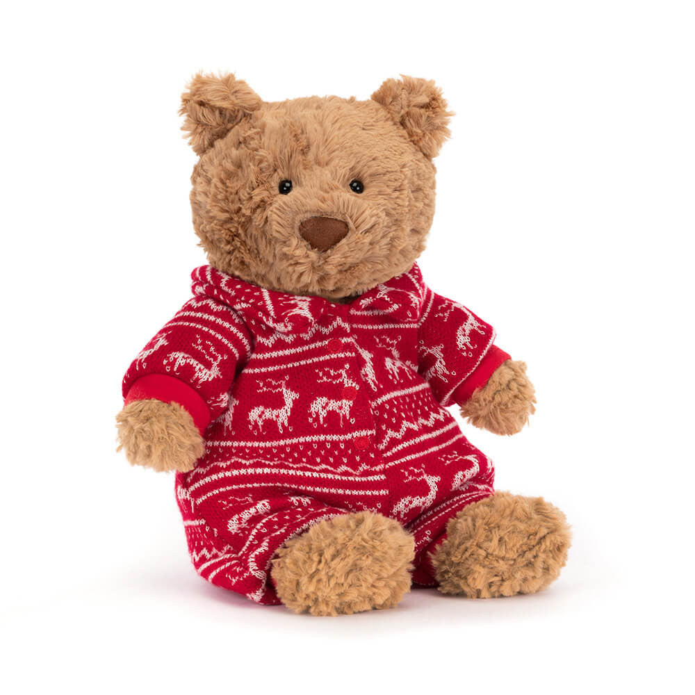 Jellycat Bartholomew Bear Winter Pajamas