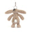 JellyCat Blossom Beige Bunny "Petal" Bag Charm