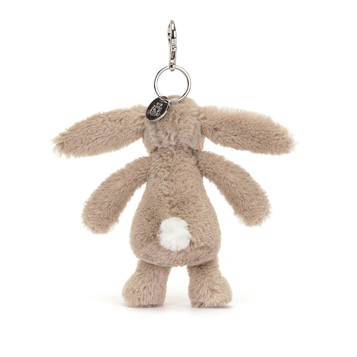 JellyCat Blossom Beige Bunny "Petal" Bag Charm