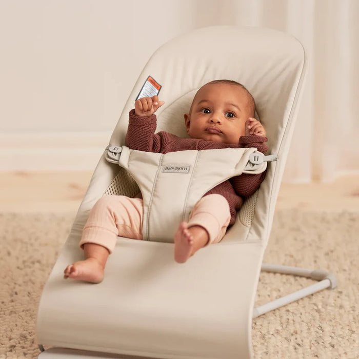 BabyBjorn Bouncer Balance Soft Woven/Jersey - Light Beige