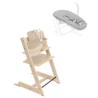 Stokke Tripp Trapp High Chair Natural With Newborn Set — CanaBee