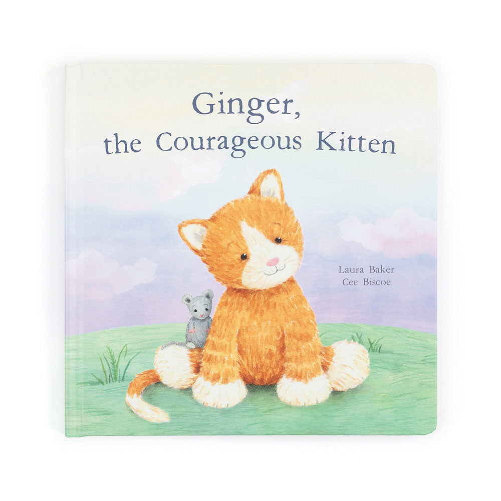 JellyCat Ginger,The Courageous Kitten Book