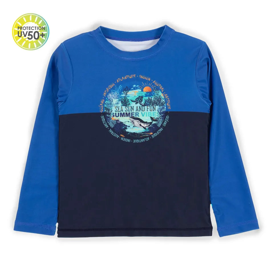 Nano Long Sleeve T-shirt - Navy 2-6T — CanaBee Baby