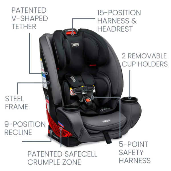 Britax One4Life ClickTight All in One Convertible Car Seat Onyx