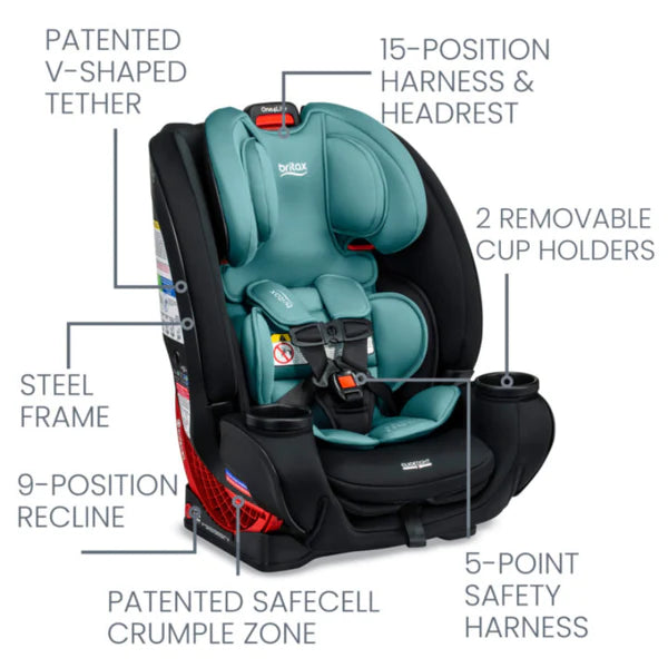 Britax One4Life ClickTight All-in-One Convertible Car Seat - Jade Onyx