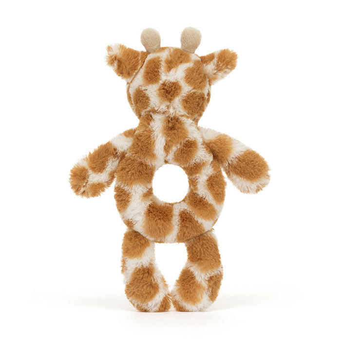 Jellycat Bashful Giraffe Cub Ring Rattle