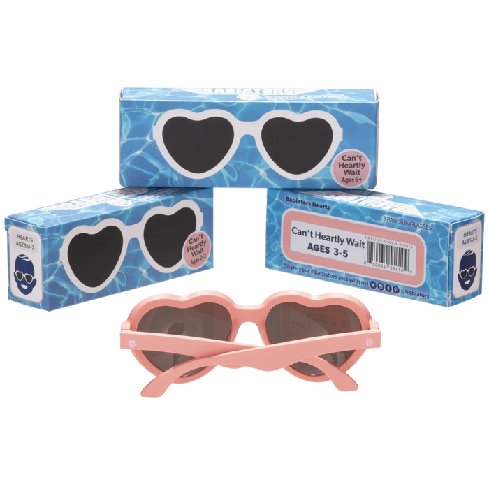 Babiators Limited Edition Sunglasses - Can't Heartly Wait (3-5yrs)