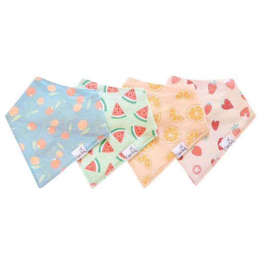 Copper Pearl Bandana Bibs Set - Clementine