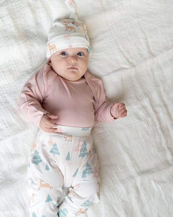 Silkberry Baby Bamboo Long Sleeve Onesie - Teatime