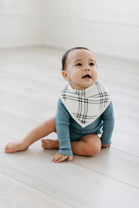 Loulou Lollipop Muslin Bandana Bib Set  - All Aboard BIBAAB