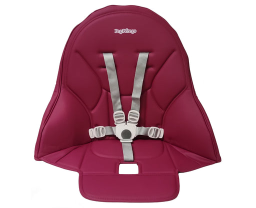 Peg Perego Siesta High Chair Replacement Seat Cushion With Harness - Berry