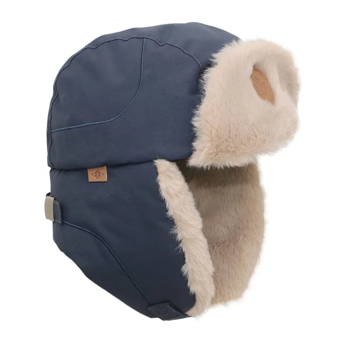 Calikids Fur Avia Hat - Blue