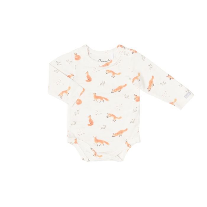 Coccoli Modal Romper - Foxes On Cream