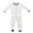 Silkberry Baby LS Organic Cotton Footed Sleeper - Silver cloud owl