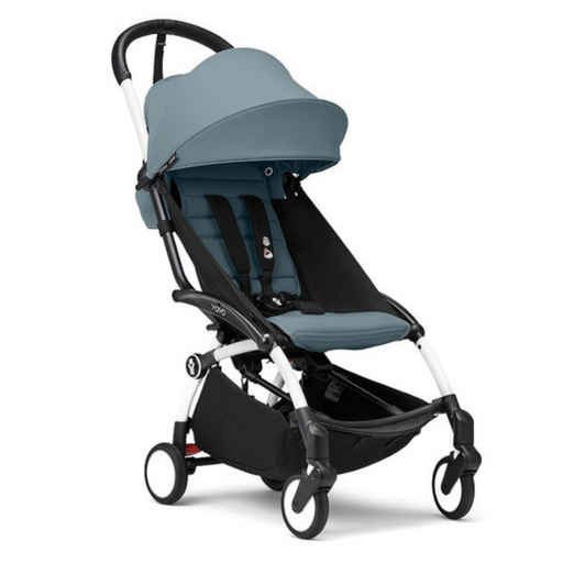 Stokke YOYO3 Stroller from 6 months - White/Aqua