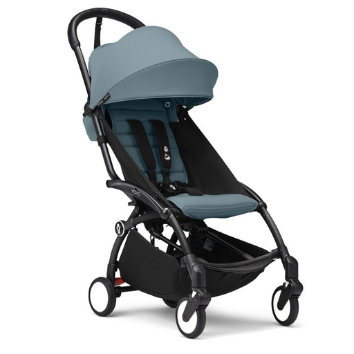 Stokke YOYO3 Stroller from 6 months - Black/Aqua