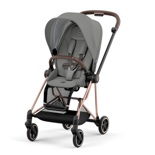 Cybex Mios 3 - Rose Gold Frame with Pearl Grey Seat
