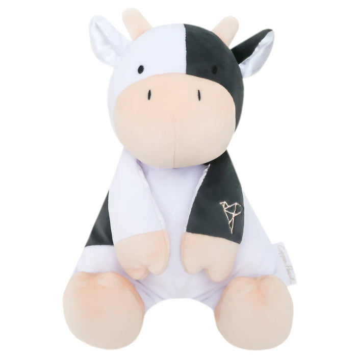 Copper Pearl Squish Plush Cow Colby