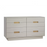 Natart Como Double Dresser 52"(8 drawers) - Dove
