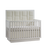 Natart Como Convertible Crib with Upholstered Panel - White