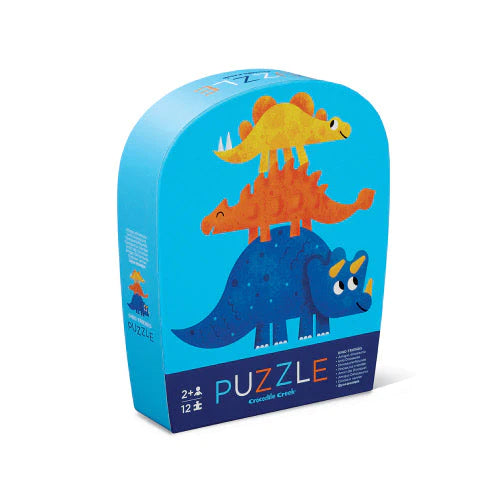 Crocodile Creek Mini Puzzle 12pcs - Dino Friends