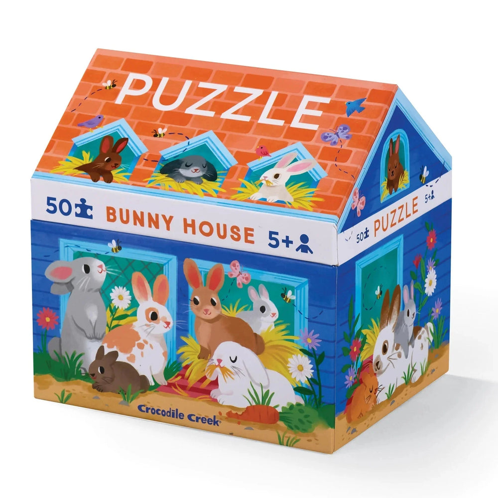 Crocodile Creek 50Pc House Puzzle/Bunny House