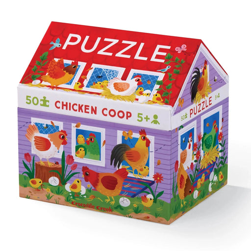 Crocodile Creek 50Pc House Puzzle/Chicken Coop