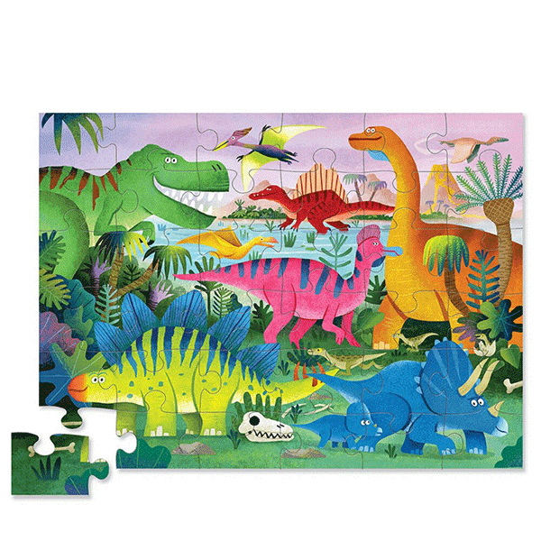 Crocodile Creek Puzzle 36pcs - Dino Land