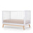 Dadada Soho 3-in-1 Convertible Crib - White/Natural