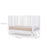 Dadada Soho 3-in-1 Crib - White + Lullaby LE14 Mattress Bundle
