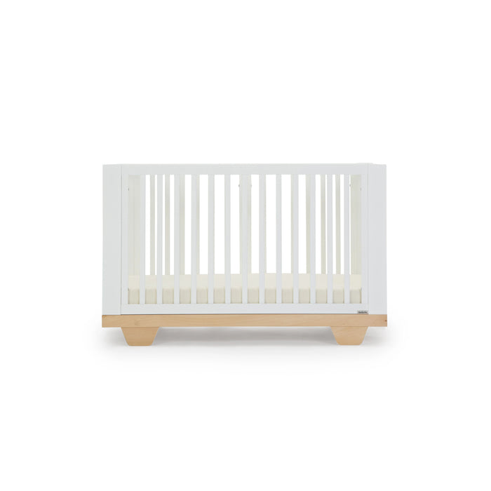 Dadada Spirit 8-in-1 Convertible Crib - White/Natural