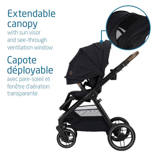 Maxi Cosi Oxford Stroller - Essential Black