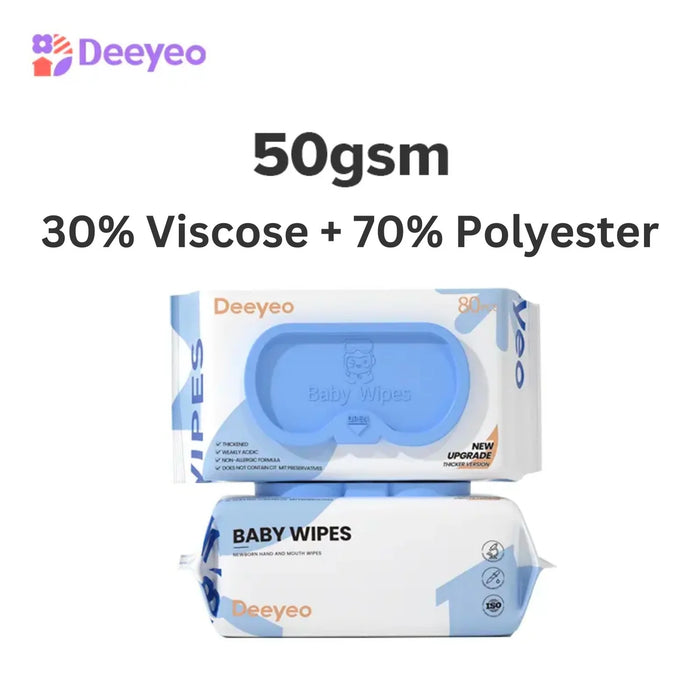 Deeyeo Baby Wipes 80pc (pink/blue)