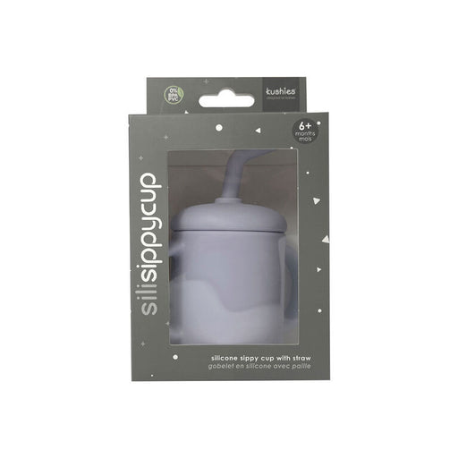 Kushies Silisippy Cup w/ Straw - Lilac