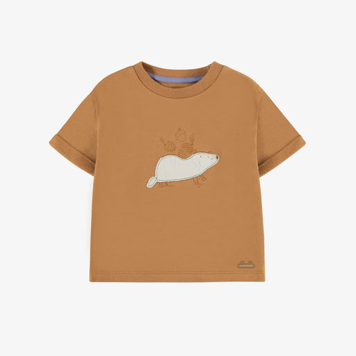 Souris Mini Brown Short Sleeve T-Shirt - Squirrel