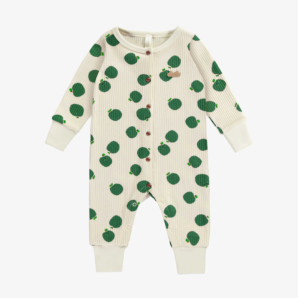 Souris Mini One Piece Pajama - Green Apple