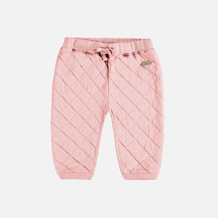 Souris Mini Quilted Jersey Pants - Light Pink