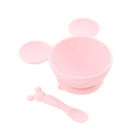 Bumkins Silicone First Feeding Set - Minnie Mouse Light Pink