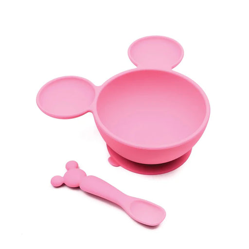 Bumkins Silicone First Feeding Set - Minnie Mouse