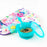 Bumkins Silicone First Feeding Set - Blue Jelly