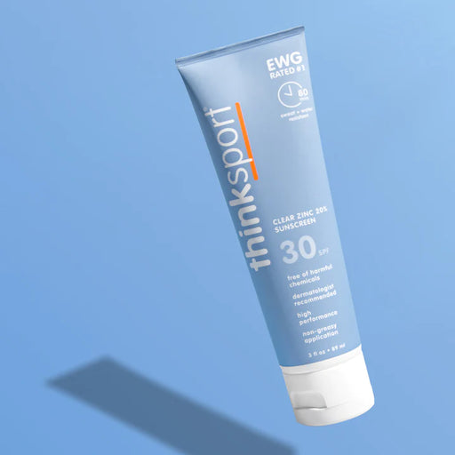 Thinksport Clear Zinc Sunscreen Lotion SPF30 89ml