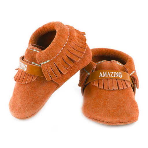 First Steps Inspire Moccasins - Brick