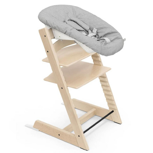 STOKKE Tripp Trapp Chair Natural + Newborn set + Limas Carrier Flex