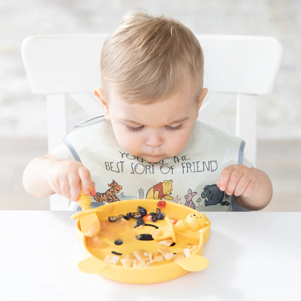 Bumkins Silicone Grip Dish - Winnie The Pooh