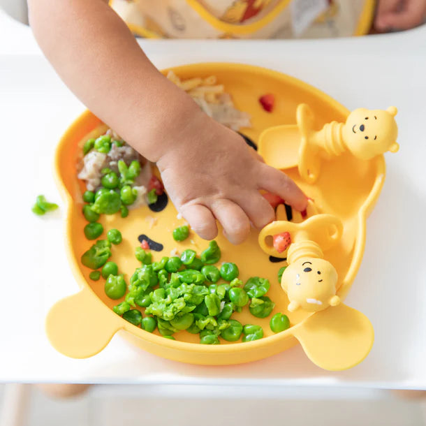 Bumkins Silicone Grip Dish - Winnie The Pooh