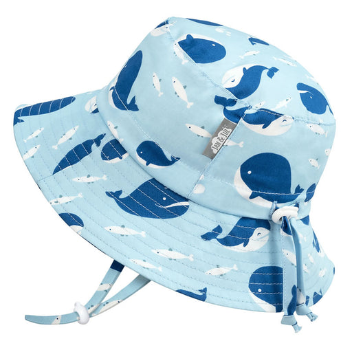 Jan & Jul Cotton Bucket Hat - Blue Whale