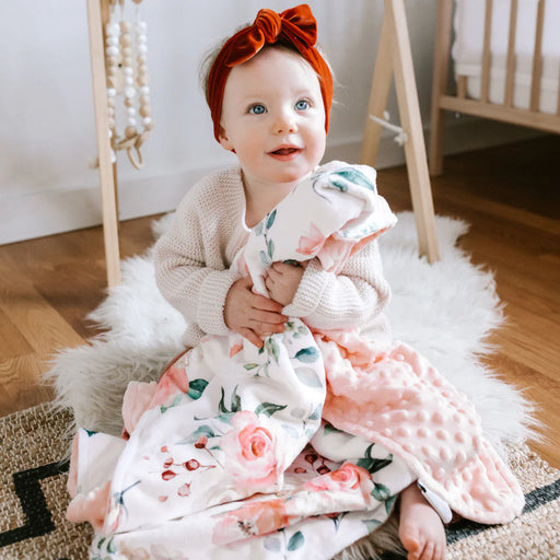 Honey Lemonade Baby&Toddler Blanket 30x40 inch - Peach Floral