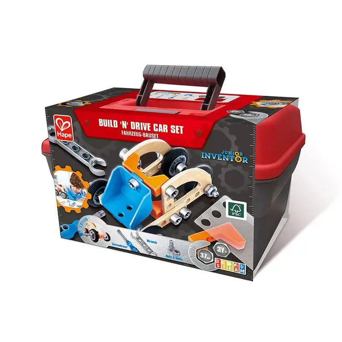 Hape Build N' Drive Car Set E3038