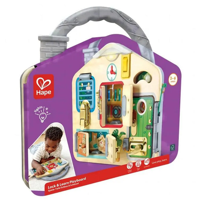 Hape 2024 Lock&Learn Playboard